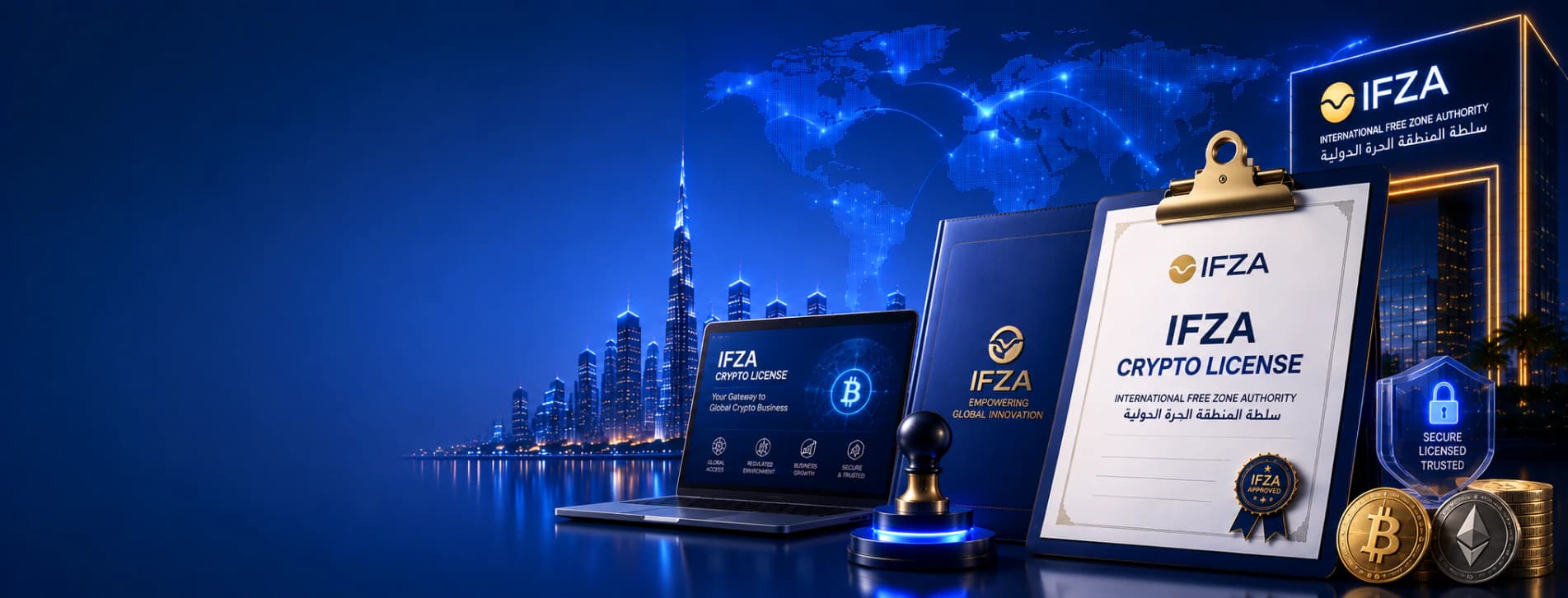 IFZA Crypto License in Dubai, UAE