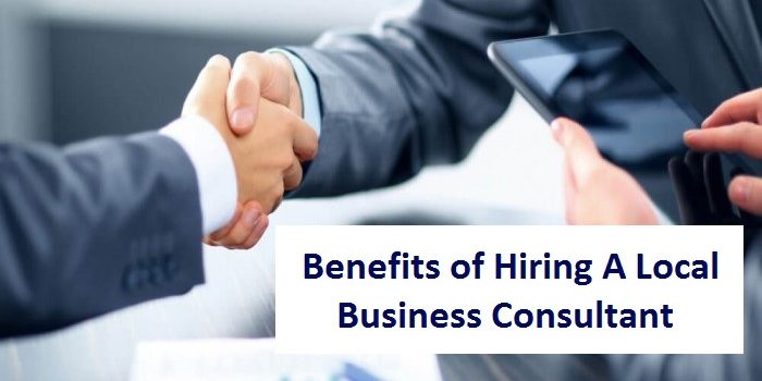 Hiring local business consultant