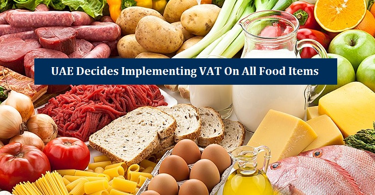 UAE Decides Implementing VAT On All Food Items