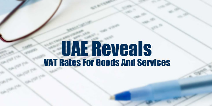 Reveals VAT rates goods and services