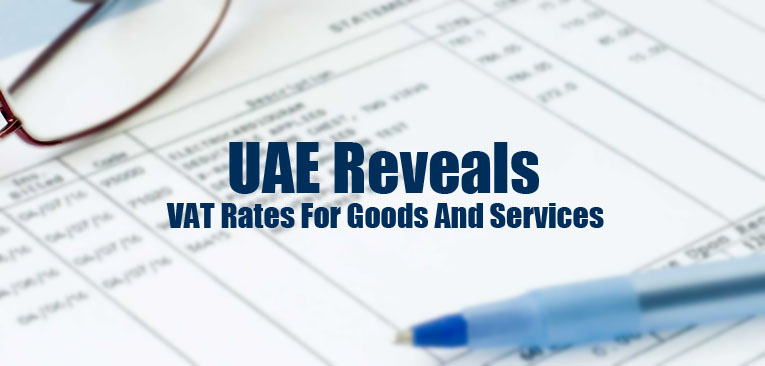 Reveals VAT rates goods and services