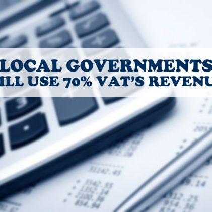 Local governments VAT revenue