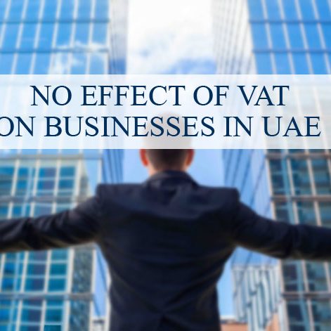 No effect VAT on businesses