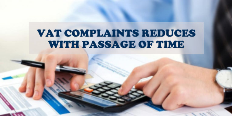 VAT Complaints Reduces With Passage Of Time