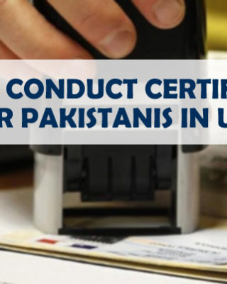 Good Conduct Certificate For Pakistanis In UAE