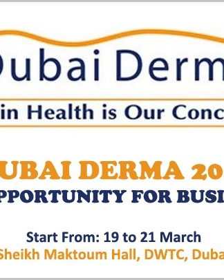 Dubai DERMA 2018 – Best Opportunity For Businesses