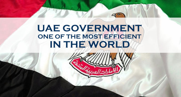 UAE Government – One Of The Most Efficient In The World
