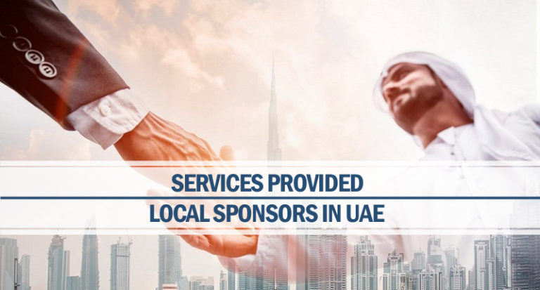 Services provided local sponsors UAE