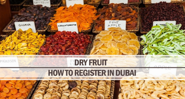 Dry fruit registration in Dubai