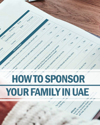 Sponsor your family in UAE