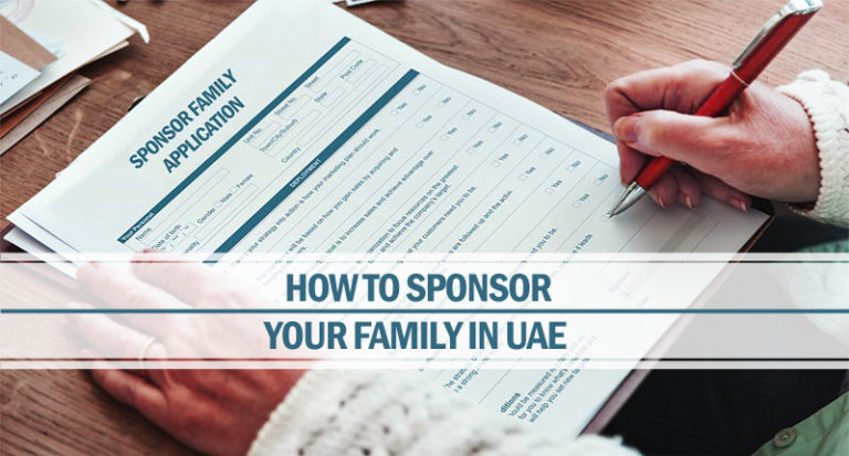 Sponsor your family in UAE