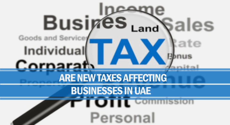 Taxes affecting businesses uae