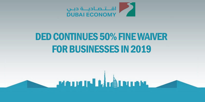 Ded 50% fine waiver businesses 2019