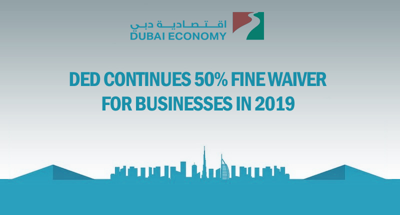 Ded 50% fine waiver for businesses 2019 Ded 50% fine waiver businesses 2019