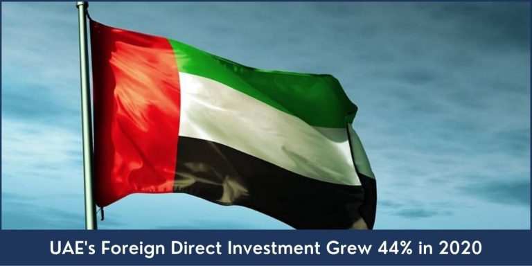 UAE's Foreign Direct Investment Grew 44% in 2020