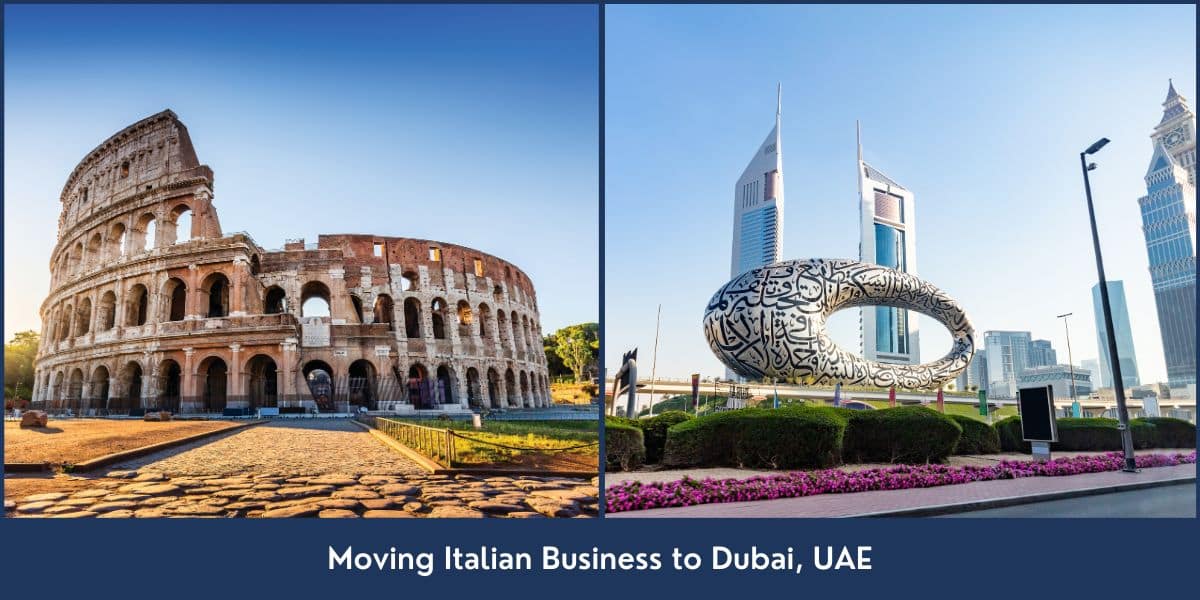 Business relocation from Italy to Dubai